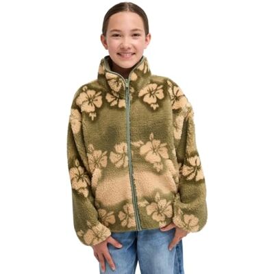 Roxy hel dragkedja polär fleece som elektroniska flickor grön Roxy hel dragkedja polär fleece som elektroniska flickor grön