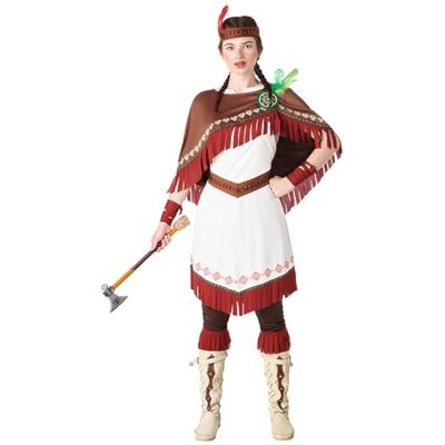 Boland – Kostym native Dakota för kvinnor, karnevalkostym för temafest eller karneval, indiankostym, vilda västern Boland – Kostym native Dakota för kvinnor, karnevalkostym för temafest eller karneval, indiankostym, vilda västern