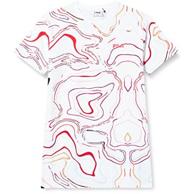 FILA flickor Skyltar Aop Te Klänning FILA flickor Skyltar Aop Te Klänning