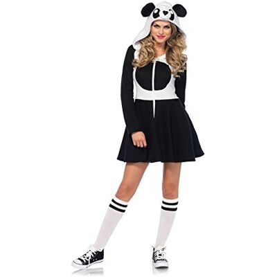 Leg Avenue 85576 Cozy Panda, Damen Karneval Kostüm Fasching, L, schwarz/weiß Leg Avenue 85576 Cozy Panda, Damen Karneval Kostüm Fasching, L, schwarz/weiß