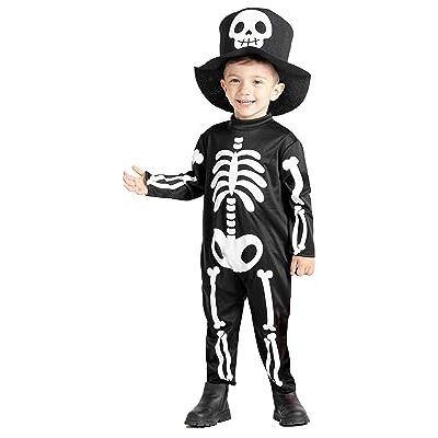 Ciao Baby Skeleton costume disguise fancy dress unisex baby (Size 1-2 years) with hat Ciao Baby Skeleton costume disguise fancy dress unisex baby (Size 1-2 years) with hat