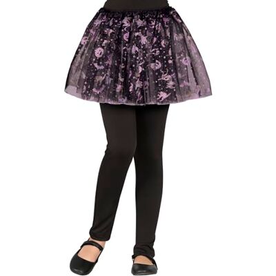 FIESTAS GUIRCA Svart pirat skalle tutu (30 cm) barntillbehör för halloweenkostym och piratdräktsfester perfekt för pojkar och flickor svart FIESTAS GUIRCA Svart pirat skalle tutu (30 cm) barntillbehör för halloweenkostym och piratdräktsfester perfekt för pojkar och flickor svart