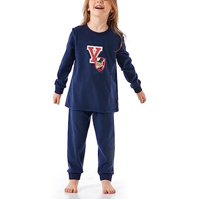 Schiesser flickor Schlafanzug Lang Mit Bündchen Plüsch Fleece Warm Und Weich Gr. 92 Bis 140 Pyjamasset Schiesser flickor Schlafanzug Lang Mit Bündchen Plüsch Fleece Warm Und Weich Gr. 92 Bis 140 Pyjamasset