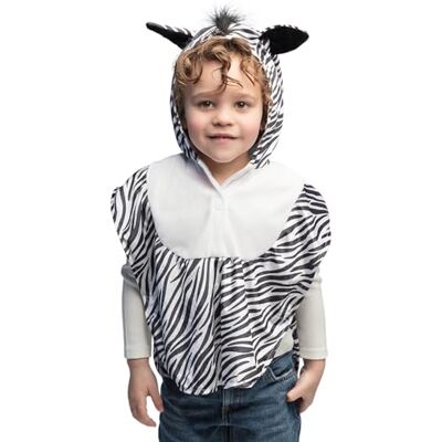 Boland – Poncho med huva för barn i åldern 3–4 år, perfekt för karneval, födelsedag, temafest eller djurdräkter Boland – Poncho med huva för barn i åldern 3–4 år, perfekt för karneval, födelsedag, temafest eller djurdräkter