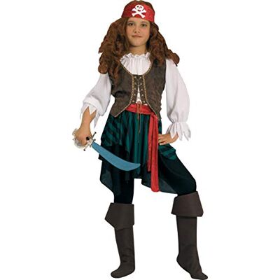 Ciao Piratessa Dei Caraibi kostym Bambina (Taglia 7–9 Anni) Con Spada, brun/röd/svart, år pojke, brun/röd/svart, 7–9 år Ciao Piratessa Dei Caraibi kostym Bambina (Taglia 7–9 Anni) Con Spada, brun/röd/svart, år pojke, brun/röd/svart, 7–9 år