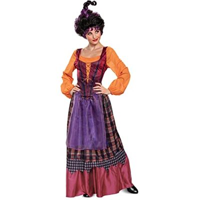 Disguise Damhocus Pocus Deluxe Mary Fancy Dress kostym X-Large Disguise Damhocus Pocus Deluxe Mary Fancy Dress kostym X-Large
