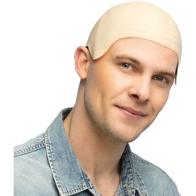 Boland peruk slät latex Huvudbonad för kostym Boland peruk slät latex Huvudbonad för kostym
