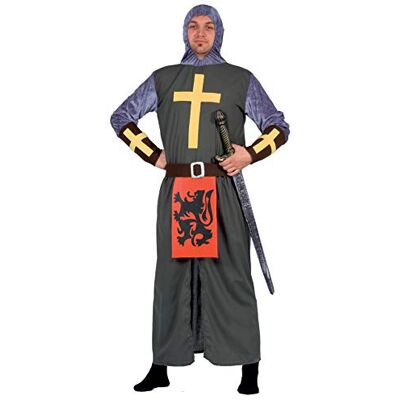 Ciao Korsriddare, templer, vuxendräkt (en storlek), Uomo, En Storlek Ciao Korsriddare, templer, vuxendräkt (en storlek), Uomo, En Storlek