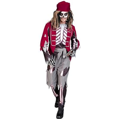 W WIDMANN MILANO Party Fashion Widmann – Kostym, skelett, pirat, spöke, captain, fribytare, piratkostym män W WIDMANN MILANO Party Fashion Widmann – Kostym, skelett, pirat, spöke, captain, fribytare, piratkostym män