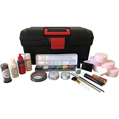 Eulenspiegel 299586 Halloween makeup set svart/röd Eulenspiegel 299586 Halloween makeup set svart/röd