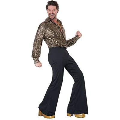 California Costumes , Disco Guy, Men's Plus 2XL, Gold/Black (8122-096) California Costumes , Disco Guy, Men's Plus 2XL, Gold/Black (8122-096)