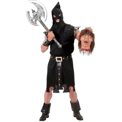 W WIDMANN MILANO Party Fashion Hangman kostym svart medeltida karneval kostym halloween W WIDMANN MILANO Party Fashion Hangman kostym svart medeltida karneval kostym halloween
