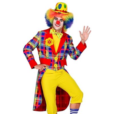 W WIDMANN MILANO Party Fashion – Kostym clown, frack, cirkus, karneval, karnevalkostym, flerfärgad, XXL W WIDMANN MILANO Party Fashion – Kostym clown, frack, cirkus, karneval, karnevalkostym, flerfärgad, XXL