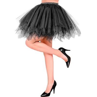 W WIDMANN MILANO Party Fashion – tutu för vuxna, flerskiktad tyllkjol, för kostymer, karneval, festival, halloween W WIDMANN MILANO Party Fashion – tutu för vuxna, flerskiktad tyllkjol, för kostymer, karneval, festival, halloween