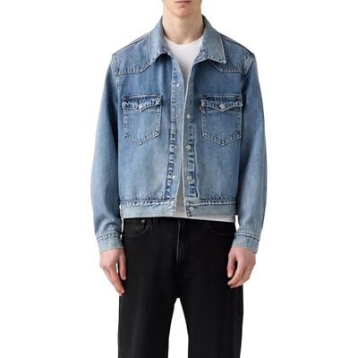 Levi's Western Trucker T3 Thats A Myth Trucker, thats a myth trucker, S Levi's Western Trucker T3 Thats A Myth Trucker, thats a myth trucker, S