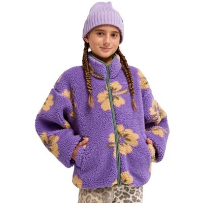 Roxy hel dragkedja polär fleece som elektroniska flickor lila Roxy hel dragkedja polär fleece som elektroniska flickor lila
