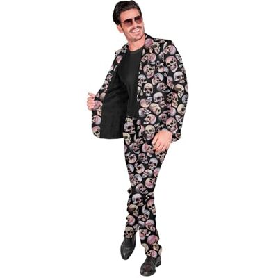 W WIDMANN MILANO Party Fashion – Party Fashion plagg för halloween, jacka och byxor, karnevalkostymer W WIDMANN MILANO Party Fashion – Party Fashion plagg för halloween, jacka och byxor, karnevalkostymer