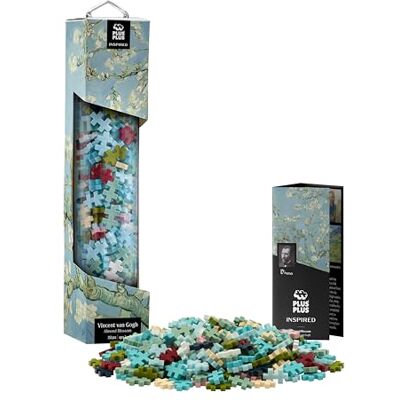 Plus-Plus PLUS PLUS Inspired Van Gogh Almond Blossom – 350 stk Byggklossar, Bygga, Utvecklande leksaker för barn, STEM, STEAM, Producerat i Danmark Plus-Plus PLUS PLUS Inspired Van Gogh Almond Blossom – 350 stk Byggklossar, Bygga, Utvecklande leksaker för barn, STEM, STEAM, Producerat i Danmark