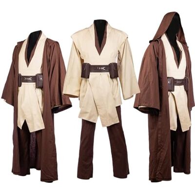 Horizoncos Herr kostym rock vuxen man tunika kostym huva uniform full uppsättning halloween cosplay kappa, Vuxen, XL Horizoncos Herr kostym rock vuxen man tunika kostym huva uniform full uppsättning halloween cosplay kappa, Vuxen, XL