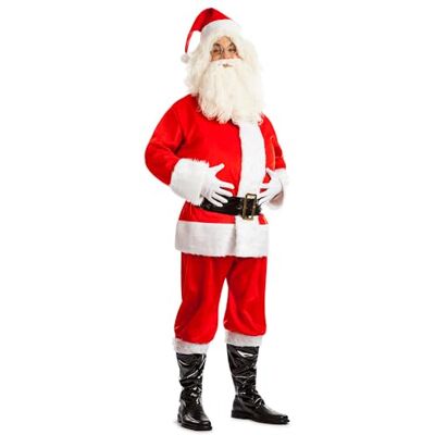 Boland – Jultomtekostym för vuxna, 6 delar, karnevaldräkt för jultomten, jul eller karneval Boland – Jultomtekostym för vuxna, 6 delar, karnevaldräkt för jultomten, jul eller karneval