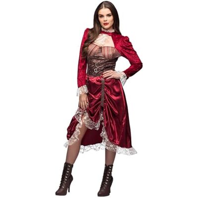 Boland – Kostym steampunk Almira för vuxna, klänning för karneval, temafest och cosplay, karnevalkostymer damer Boland – Kostym steampunk Almira för vuxna, klänning för karneval, temafest och cosplay, karnevalkostymer damer