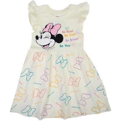 Disney Minnie Flickklänning, beige, 2 år barn, Beige färg, 2 ans Disney Minnie Flickklänning, beige, 2 år barn, Beige färg, 2 ans