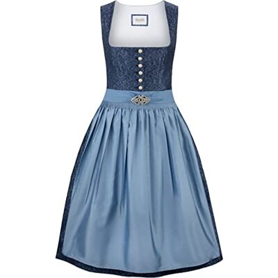 Stockerpoint Dam Dirndl Leonora klänning, blå, standard Stockerpoint Dam Dirndl Leonora klänning, blå, standard