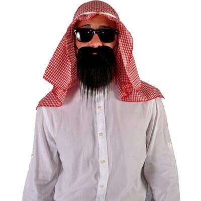 Ciao Sheikh Emiro Arabian Dress Up Kit (huvudbonad, glasögon, skägg) Ciao Sheikh Emiro Arabian Dress Up Kit (huvudbonad, glasögon, skägg)