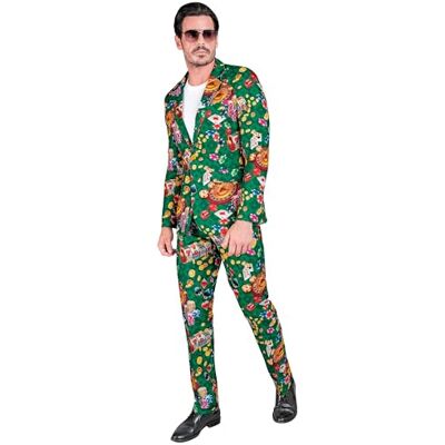 W WIDMANN MILANO Party Fashion – Party Fashion kostym, jacka och byxor, kostym, showmen, karnevalkostymer W WIDMANN MILANO Party Fashion – Party Fashion kostym, jacka och byxor, kostym, showmen, karnevalkostymer