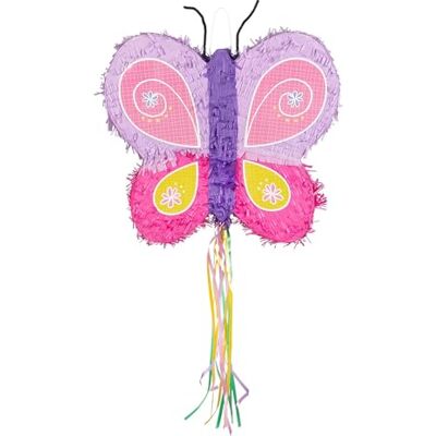 Boland 30985 – Pinata fjäril, 43 x 48 x 10 cm, fjäril, hängande dekoration, dekoration för födelsedag, temafest och karneval Boland 30985 – Pinata fjäril, 43 x 48 x 10 cm, fjäril, hängande dekoration, dekoration för födelsedag, temafest och karneval