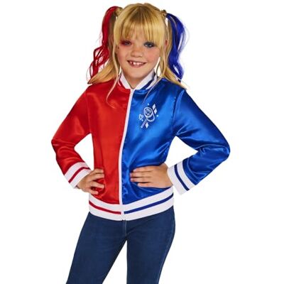 Rubie's Rubies Officiell DC Harley Quinn-jacka kostym en storlek 5–8 år Rubie's Rubies Officiell DC Harley Quinn-jacka kostym en storlek 5–8 år