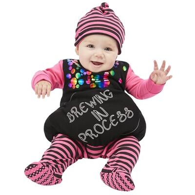 Smiffys Brewing In Process Witch Baby, Purple, All In One & Hat, BABY 9-12 months Smiffys Brewing In Process Witch Baby, Purple, All In One & Hat, BABY 9-12 months