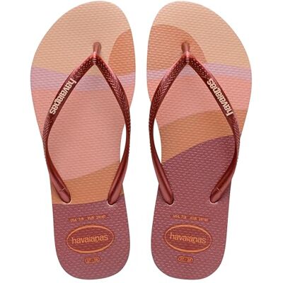 Havaianas Slim Palette Glow (Mini Me) flickor Flipflop Havaianas Slim Palette Glow (Mini Me) flickor Flipflop