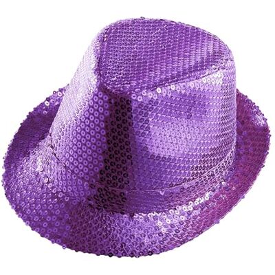 W WIDMANN MILANO Party Fashion Widmann – fedora-hatt, hatt med paljetter, huvudbonad, karneval W WIDMANN MILANO Party Fashion Widmann – fedora-hatt, hatt med paljetter, huvudbonad, karneval