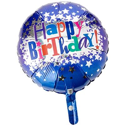 amscan Happy Bday Bright Stars Standard Circle amscan Happy Bday Bright Stars Standard Circle