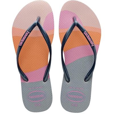 Havaianas Slim Palette Glow (Mini Me) flickor Flipflop Havaianas Slim Palette Glow (Mini Me) flickor Flipflop