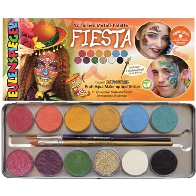 Eulenspiegel 212233– sminkpalett Fiesta, vegan, sminkset, barnsmink, karneval, karneval Eulenspiegel 212233– sminkpalett Fiesta, vegan, sminkset, barnsmink, karneval, karneval