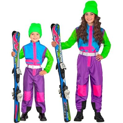 W WIDMANN MILANO Party Fashion Skiddräkt för barn, overall med bälte, för pojkar och flickor, karneval W WIDMANN MILANO Party Fashion Skiddräkt för barn, overall med bälte, för pojkar och flickor, karneval
