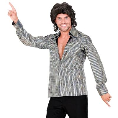 W WIDMANN MILANO Party Fashion Widmann – Skjorta The 70-talet disco stil, hippie, discofever, 70-talet, 80-talet, temafest, karneval W WIDMANN MILANO Party Fashion Widmann – Skjorta The 70-talet disco stil, hippie, discofever, 70-talet, 80-talet, temafest, karneval