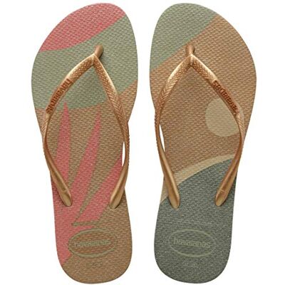 Havaianas Slim Palette Glow (Mini Me) flickor Flipflop Havaianas Slim Palette Glow (Mini Me) flickor Flipflop