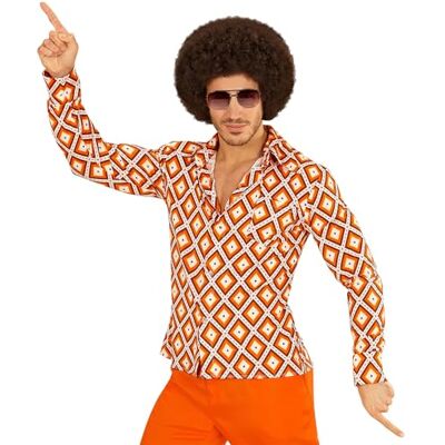 Widmann XXX Rombmönster - Casual Skjorta - 70s Groovy Stil Widmann XXX Rombmönster - Casual Skjorta - 70s Groovy Stil