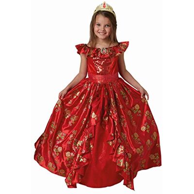 Rubie's Rubie 's Officiell Elena-von-Avalor-kostym, Disney, balklänning, lyxig utgåva, för småbarn Rubie's Rubie 's Officiell Elena-von-Avalor-kostym, Disney, balklänning, lyxig utgåva, för småbarn