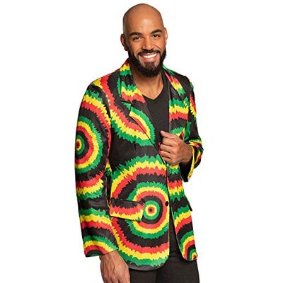 Boland 82026 – Jacka Rastaman, flerfärgad, blazer för män, Jamaika, jacka, karneval, karneval, karneval, karneval, tisfest, temafest, halloween Boland 82026 – Jacka Rastaman, flerfärgad, blazer för män, Jamaika, jacka, karneval, karneval, karneval, karneval, tisfest, temafest, halloween