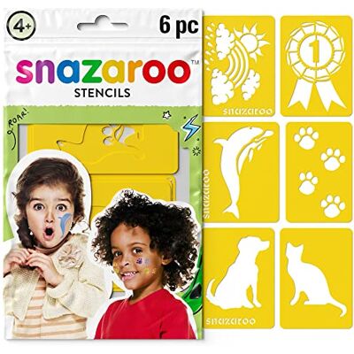 Snazaroo Ansiktsmålning Schabloner 6 kg-Unisex, Akryl, Gemischt Snazaroo Ansiktsmålning Schabloner 6 kg-Unisex, Akryl, Gemischt