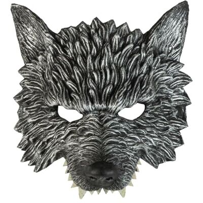 W WIDMANN MILANO Party Fashion – vargmask, hudlös, djurmask, halvmask, tillbehör halloween, karneval W WIDMANN MILANO Party Fashion – vargmask, hudlös, djurmask, halvmask, tillbehör halloween, karneval