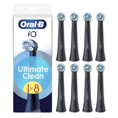 ORAL-B iO Series Ultimate Clean svarta tandborsthoder - Reservdelar ORAL-B iO Series Ultimate Clean svarta tandborsthoder - Reservdelar