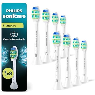 Philips Sonicare InterCare – original borsthuvuden för eltandborstar, vita, 8-pack, HX9008/87 Philips Sonicare InterCare – original borsthuvuden för eltandborstar, vita, 8-pack, HX9008/87