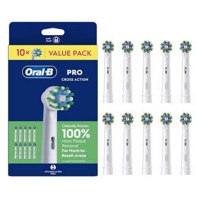 Oral-B Pro CrossAction ersättningshuvuden, 10-pack Oral-B Pro CrossAction ersättningshuvuden, 10-pack
