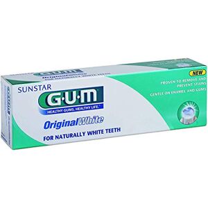 GUM Original vit tandkräm 75 ml förpackning med 6 (6 x 75 ml rör)