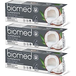 BIOMED Superwhite Tandkräm - Naturlig Vitning, BIO-certifierad, 3x100g BIOMED Superwhite Tandkräm - Naturlig Vitning, BIO-certifierad, 3x100g